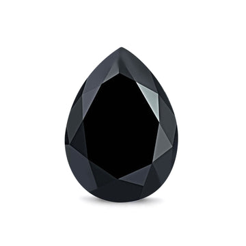 Pear Black CZ Loose Gemstones
